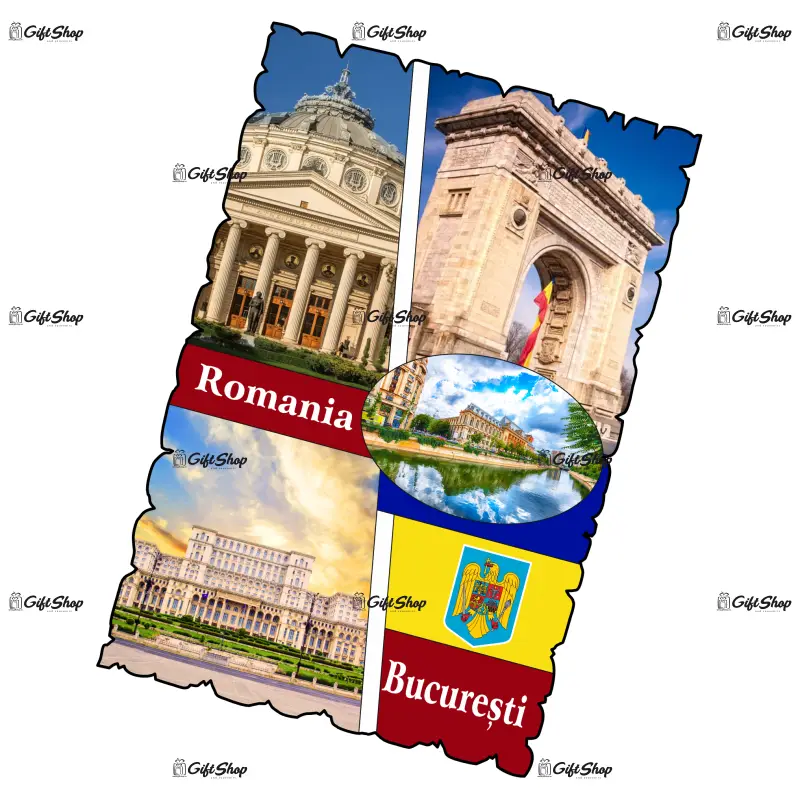 Bucuresti romania, magnet frigider mgs179